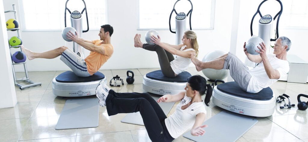 Whole body vibration machines